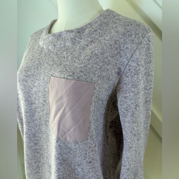 Iceberg Outerwear Heathered Knit Long Sleeve Sweatshirt With Pocket Size Medium - Picture 2 of 10